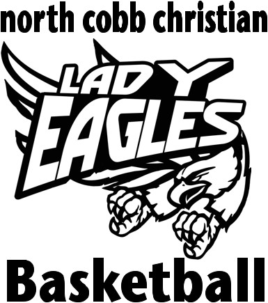 Lady Eagle Basketball Tshirt Option 3