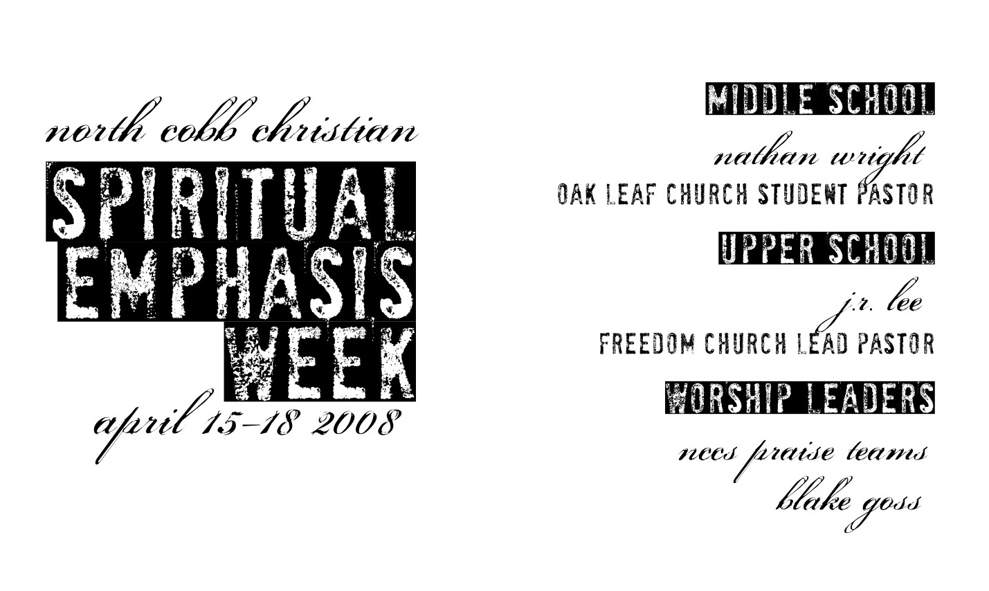 spiritual emphasis week